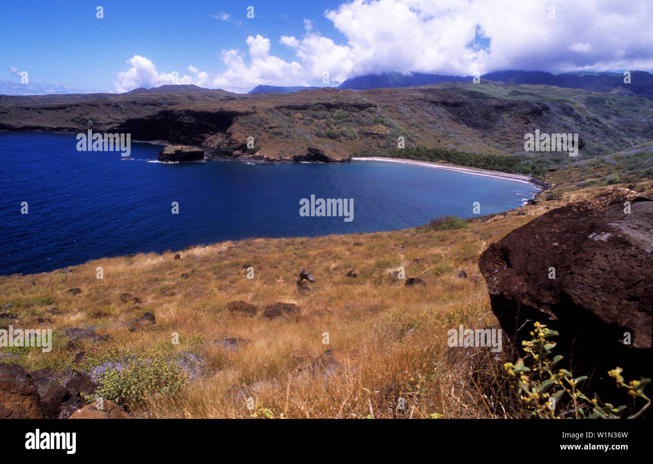 Nuku Hiva Marquises - Polynésie Française - Pacifique Sud Banque D'Images