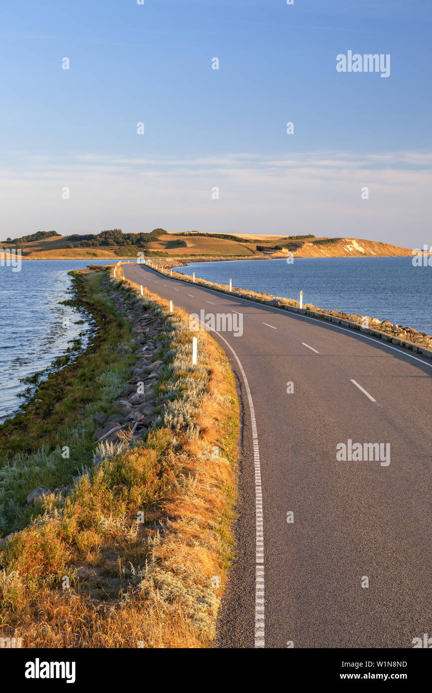 Langore barrage de l'île de Fionie, îles de la mer du sud du Danemark, Danemark du Sud, Danemark, Scandinavie, dans le Nord de l'Europe Banque D'Images