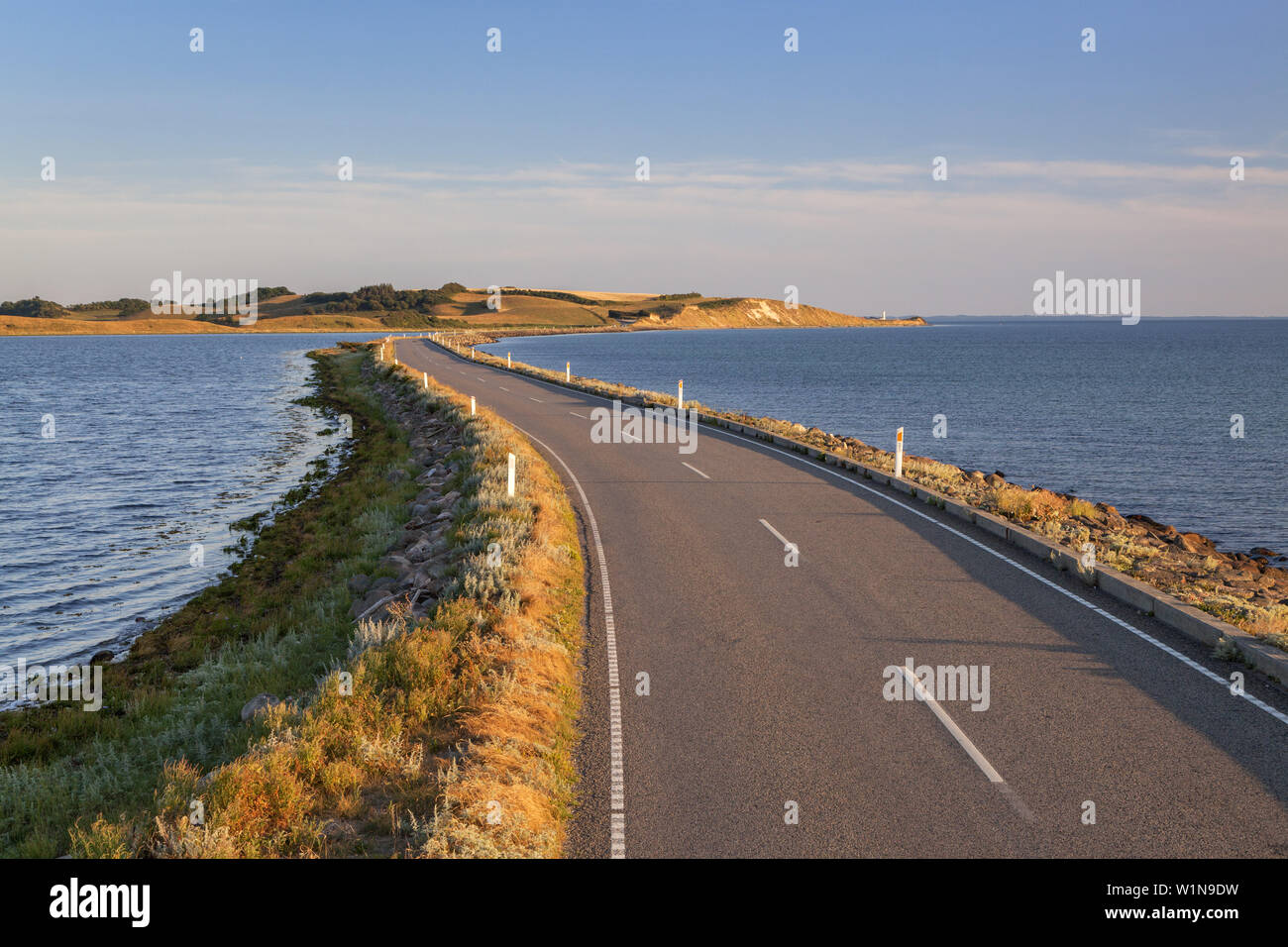 Langore barrage de l'île de Fionie, îles de la mer du sud du Danemark, Danemark du Sud, Danemark, Scandinavie, dans le Nord de l'Europe Banque D'Images