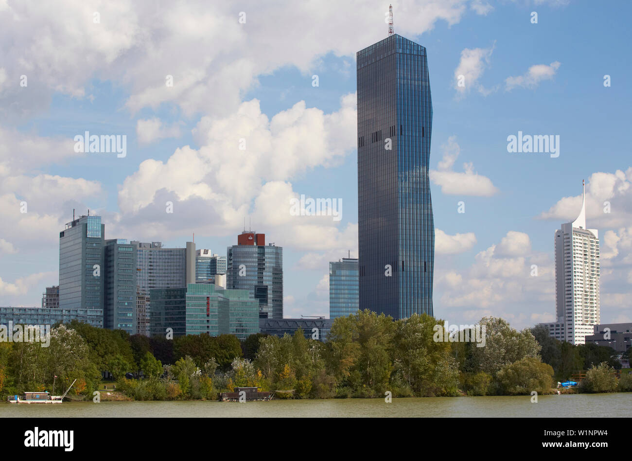 Nouveau Donau City à Vienne sur le Danube , Allemagne , Europe Banque D'Images