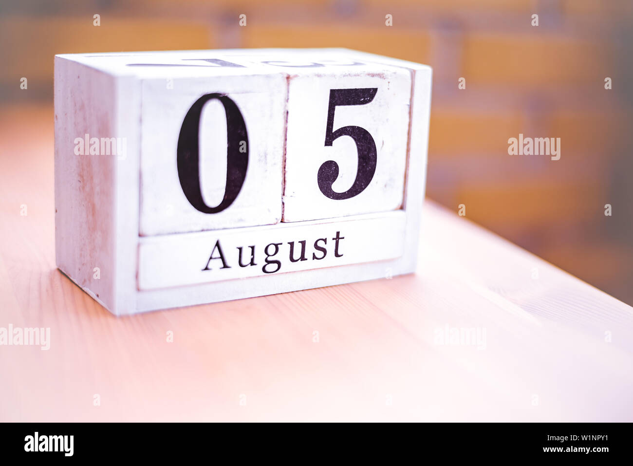 5 août - 5 août - anniversaire - Journée internationale - Journée Nationale Photo Stock - Alamy
