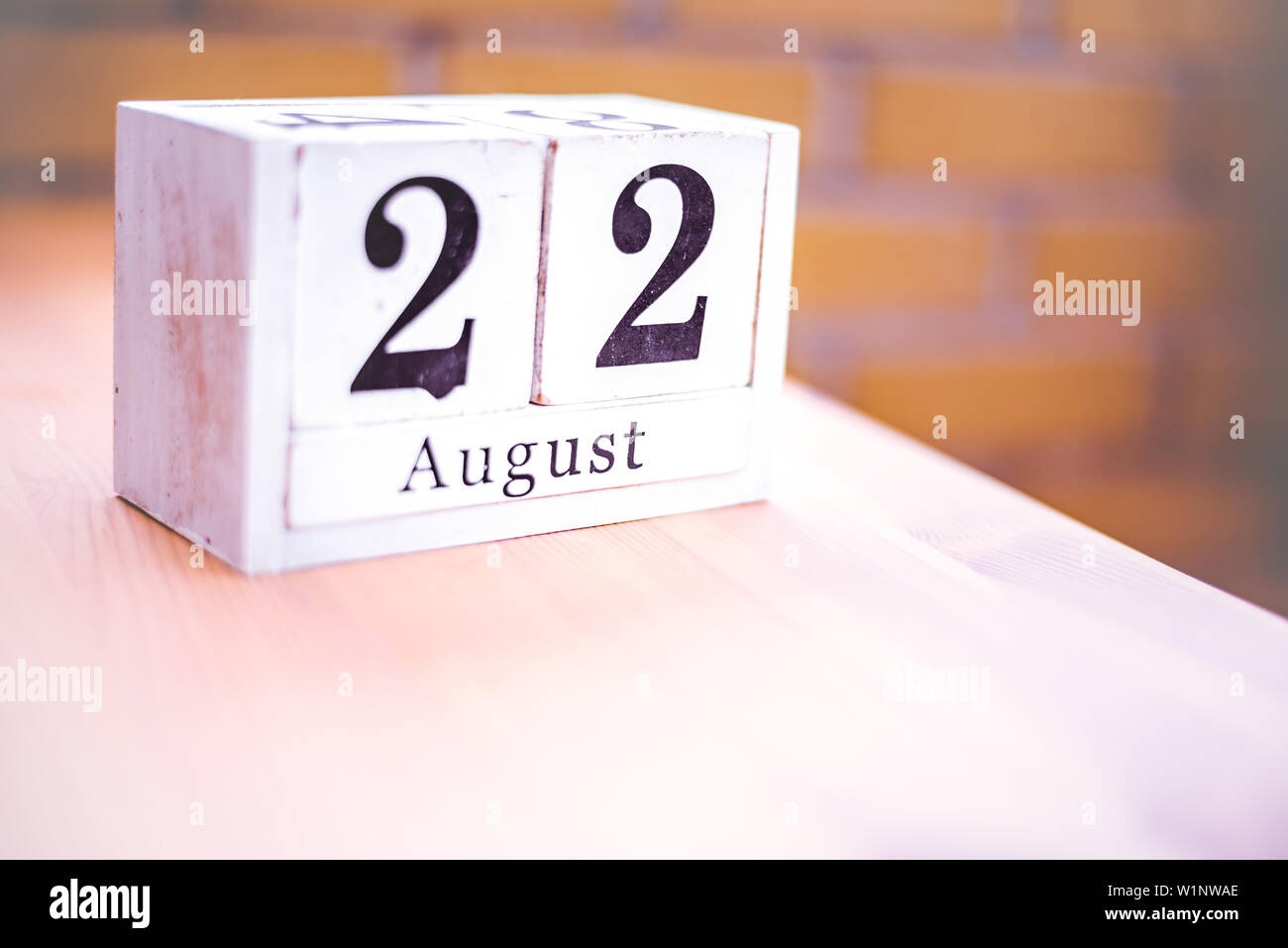 22 Août - 22 août - anniversaire - Journée internationale - Journée Nationale Photo Stock - Alamy