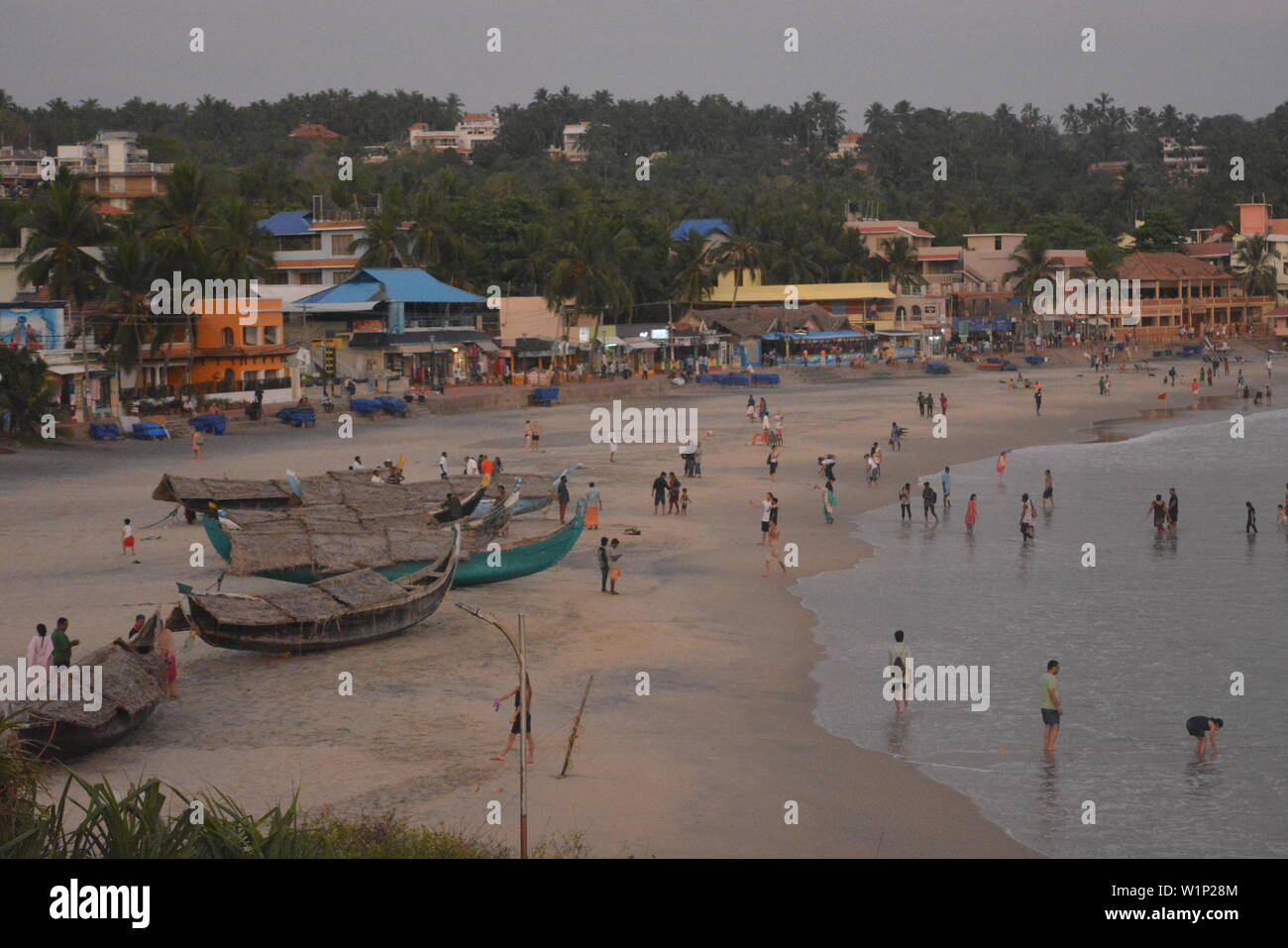 Kovalam Beach Kerala Banque D'Images