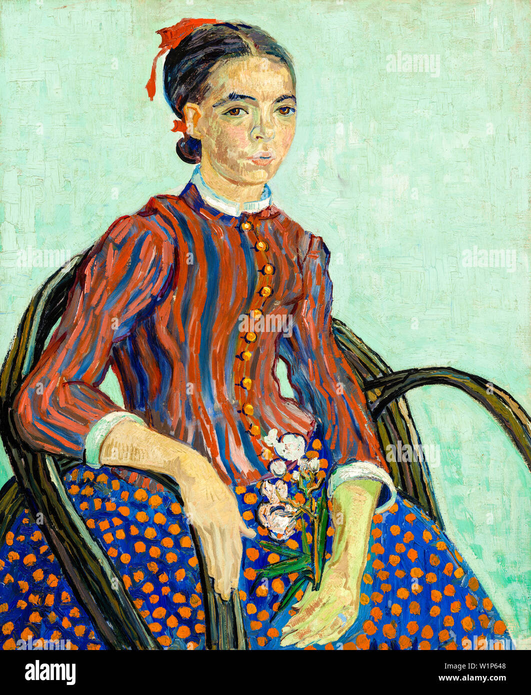 Vincent Van Gogh, la Mousmé, portrait, 1888 Banque D'Images