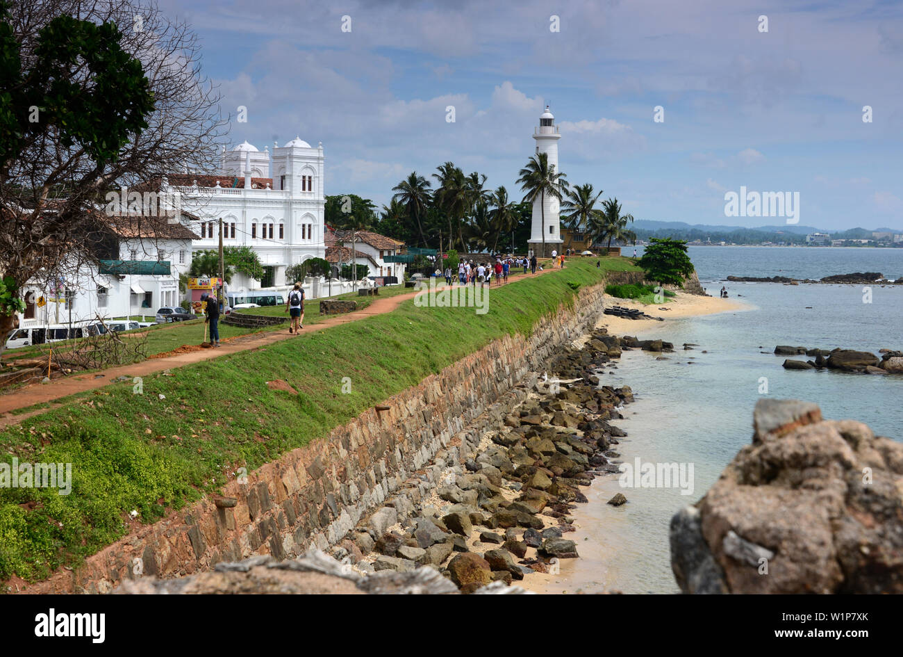 Dans le Fort de Galle, Sri Lanka, Southcoast Banque D'Images