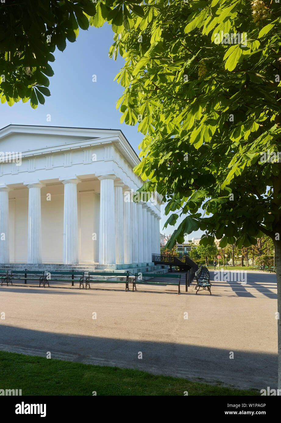 Temple de Thésée, jardin public, 1. District de la ville, Vienne, Autriche Banque D'Images