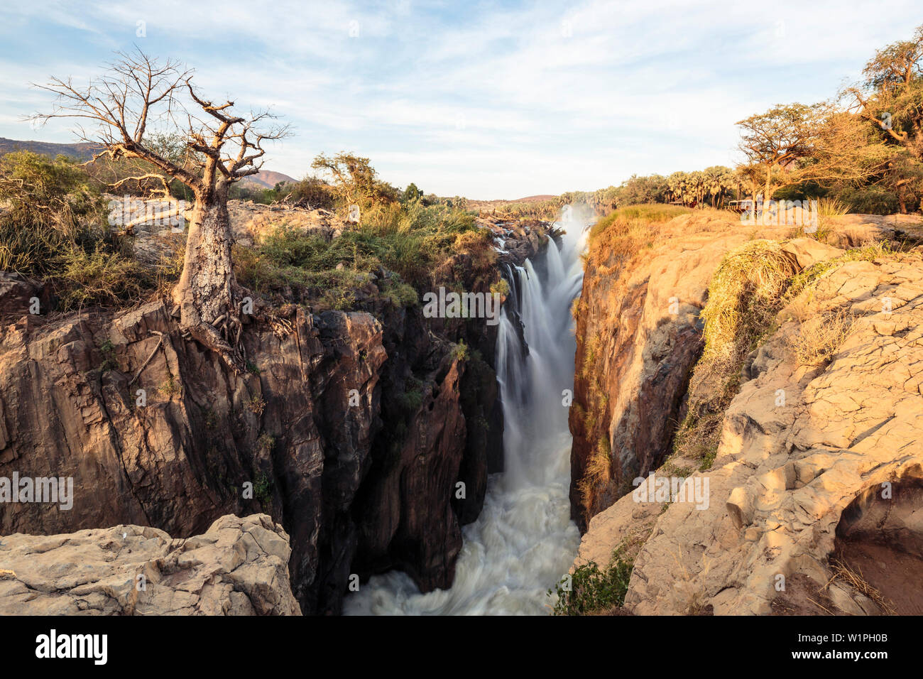 Epupa Falls, Kunene, Kunene River, Namibie, Afrique Banque D'Images