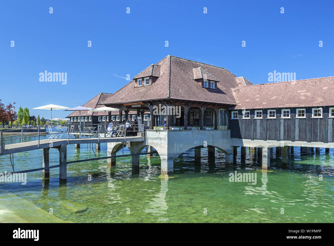 Maison de bain à Rorschach, sur le lac de Constance, suisse du canton de St-Gall, Suisse orientale, Suisse, Europe Banque D'Images