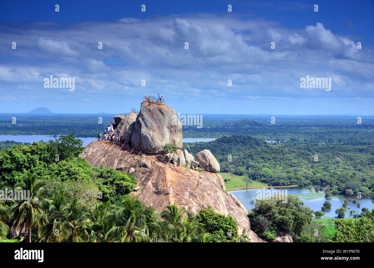 Près de Minhintale Anuradhapura, Sri Lanka Banque D'Images