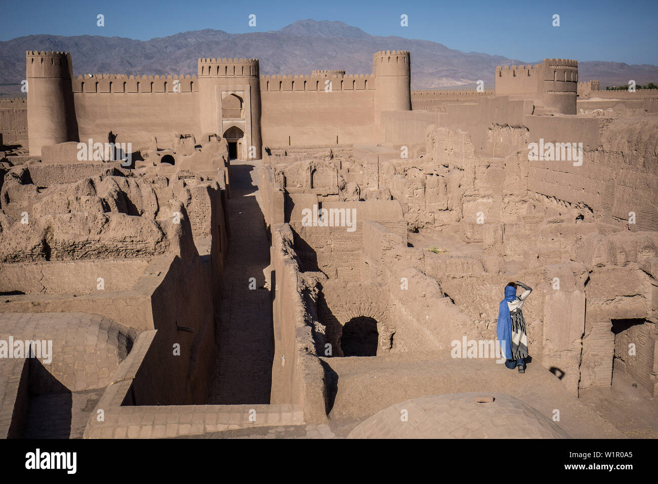 Mud City Rayen, l'Iran, l'Asie Banque D'Images