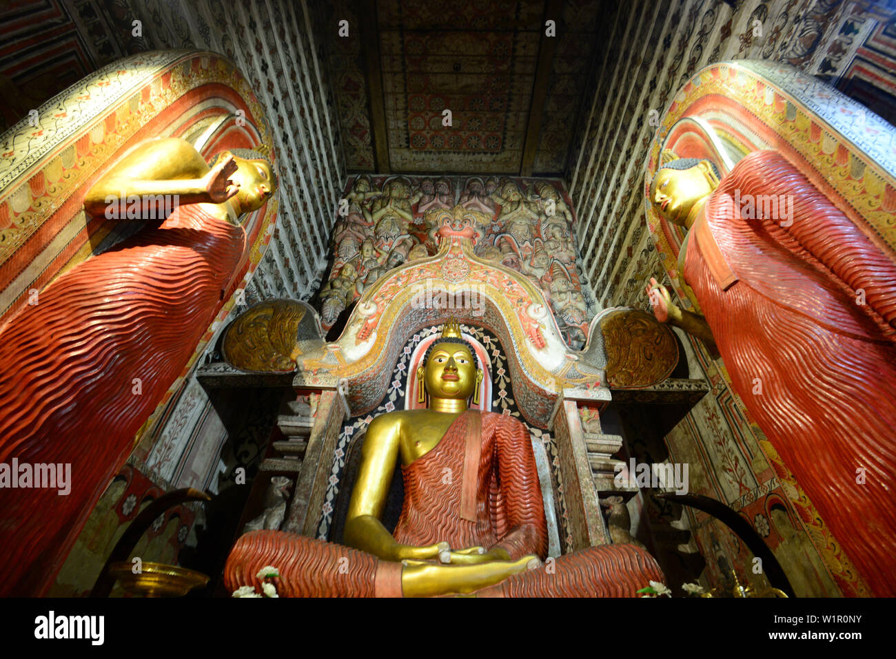 Lankatilaka, dans les montagnes près de Kandy, Sri Lanka Banque D'Images