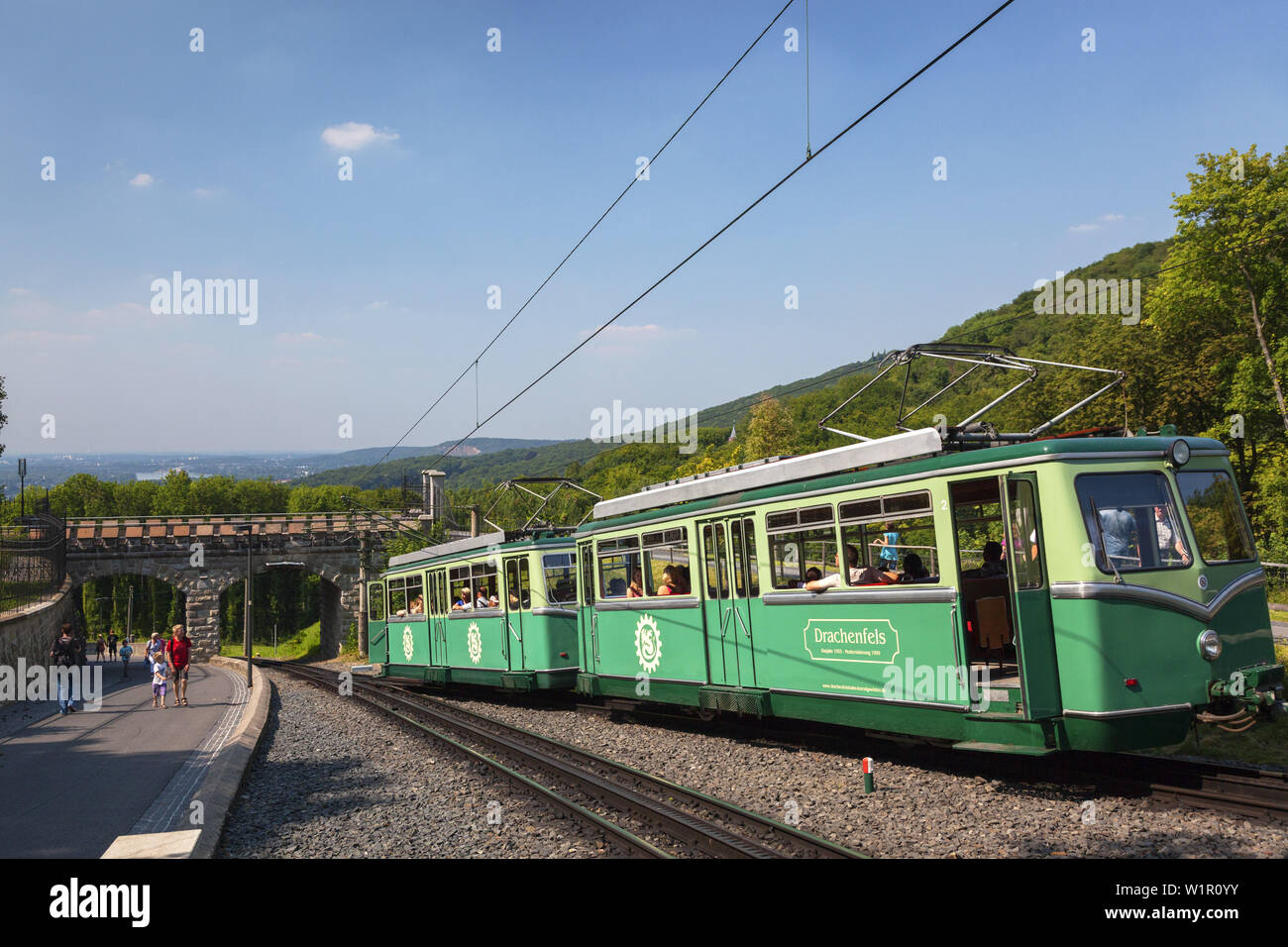 Fer à Burg Rach château Drachenfels, Koenigswinter, vallée du Rhin moyen, Nordrhein-Westfalen, Germany, Europe Banque D'Images