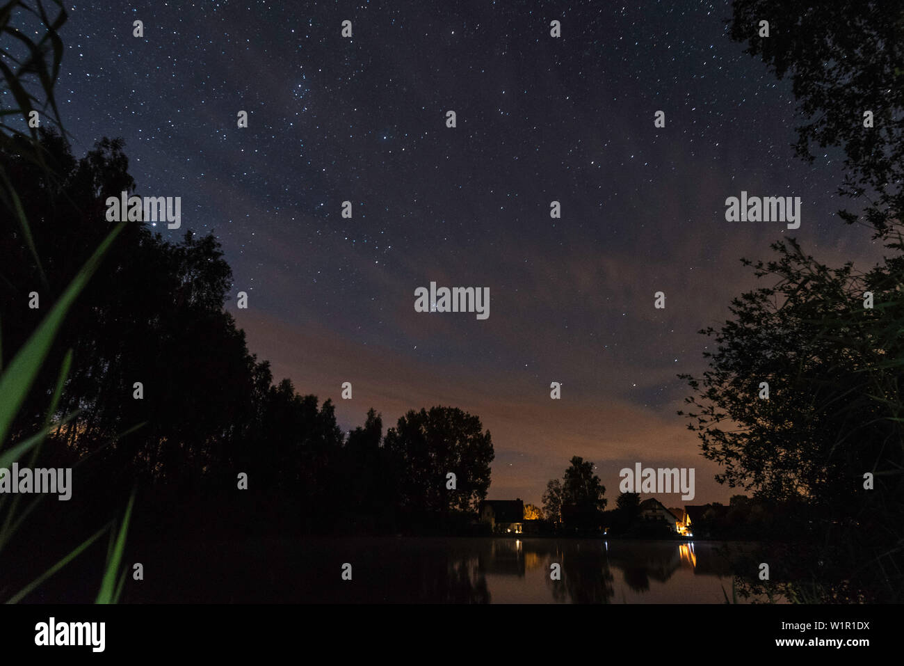 Réserve de biosphère de Spreewald, Allemagne, randonnée, kayak, zone de loisirs, vacances en famille, sortie en famille, vacances, roman, ciel étoilé, étoile, excurs Banque D'Images