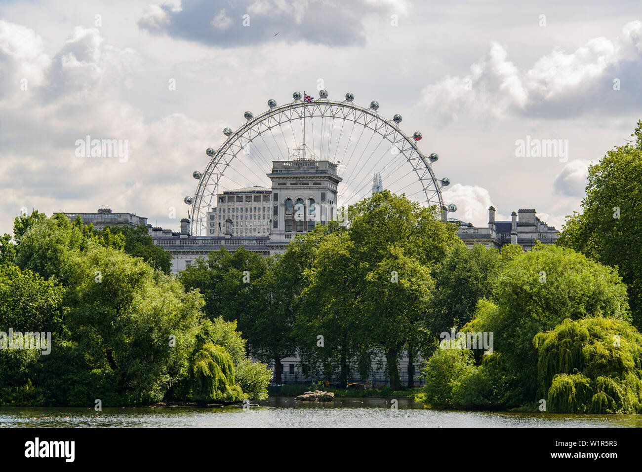 London Eye, Londres, Angleterre Banque D'Images