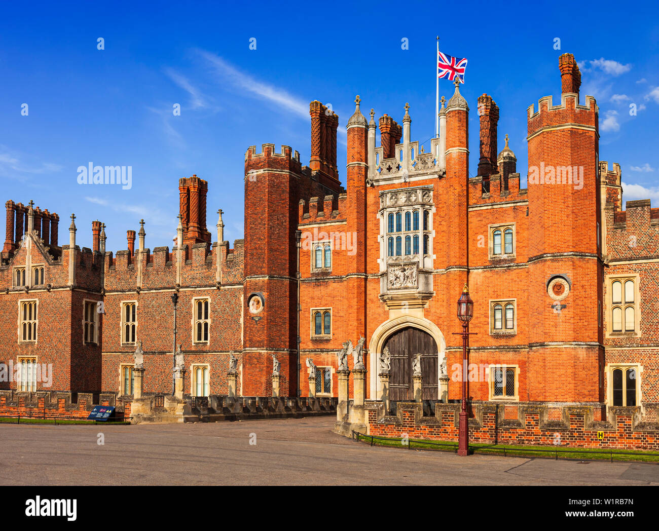 Hampton Court Palace, Londres, Richmond, Surrey, Angleterre, Royaume-Uni. Banque D'Images