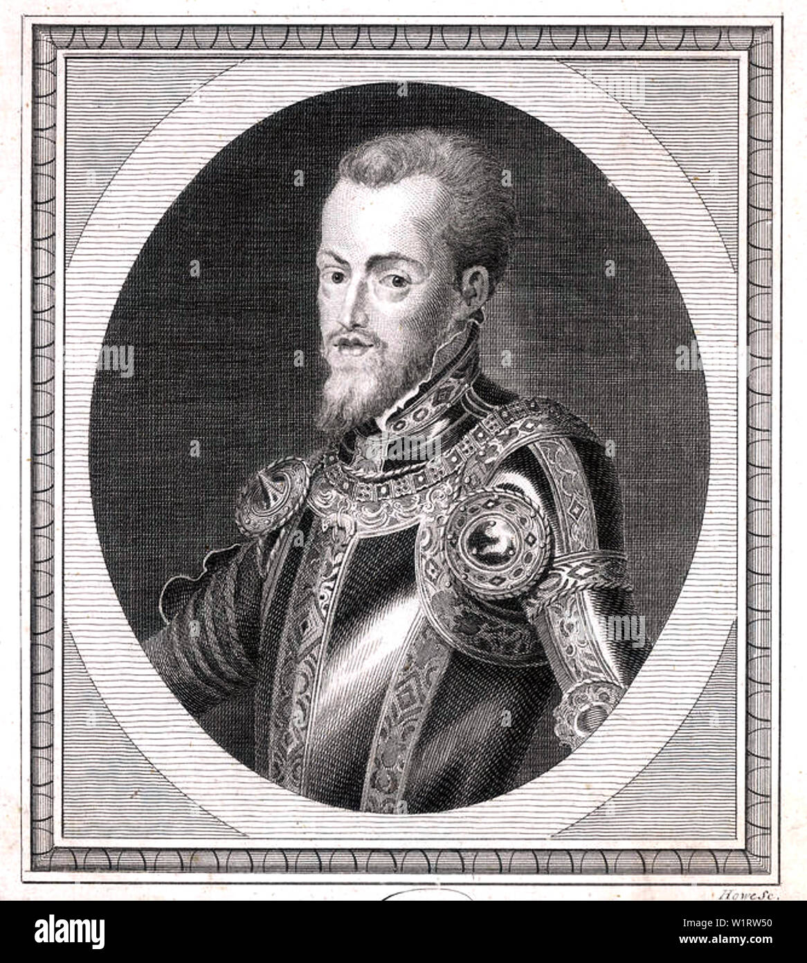 Philippe II D'ESPAGNE (1527-1598) Banque D'Images