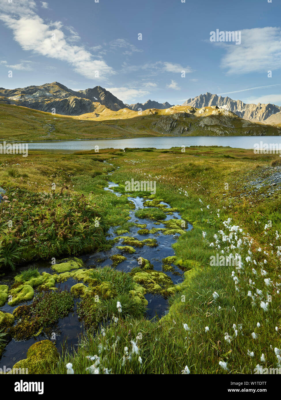 Lacs de fenêtre, Grand Golliat, Wallis, Schweiz Banque D'Images