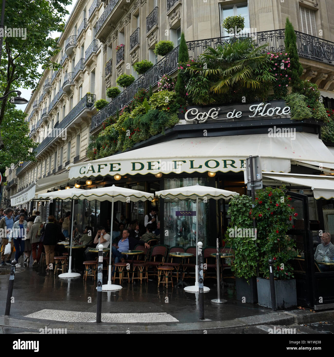 Café de Flore Banque D'Images Café de Flore Banque D'Images