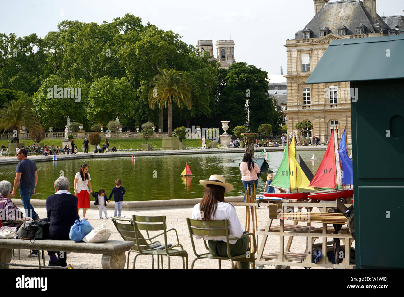 Jardin du Luxembourg 15 Banque D'Images