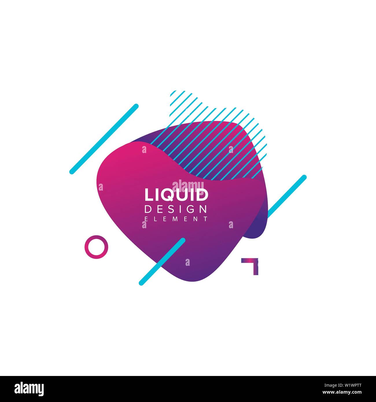 Abstrait, forme liquide Couleur Couleur de fond dégradé fluide se chevauchent. Creative Design Couleur néon vecteur Illustration de Vecteur