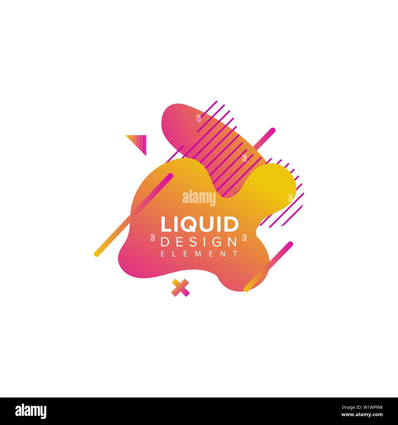 Abstrait, forme liquide Couleur Couleur de fond dégradé fluide se chevauchent. Creative Design Couleur néon vecteur Illustration de Vecteur
