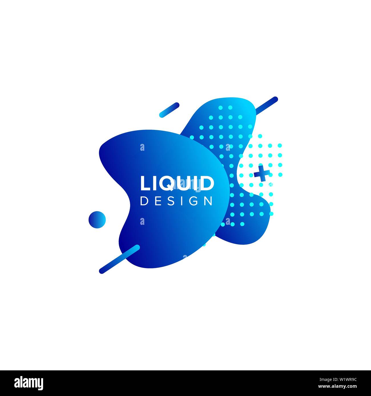 Abstrait, forme liquide Couleur Couleur de fond dégradé fluide se chevauchent. Creative Design Couleur néon vecteur Illustration de Vecteur