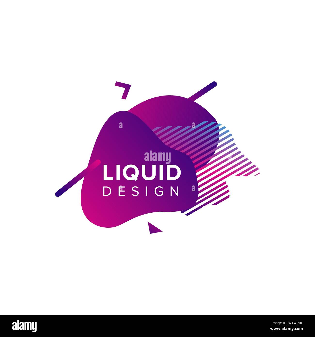 Abstrait, forme liquide Couleur Couleur de fond dégradé fluide se chevauchent. Creative Design Couleur néon vecteur Illustration de Vecteur