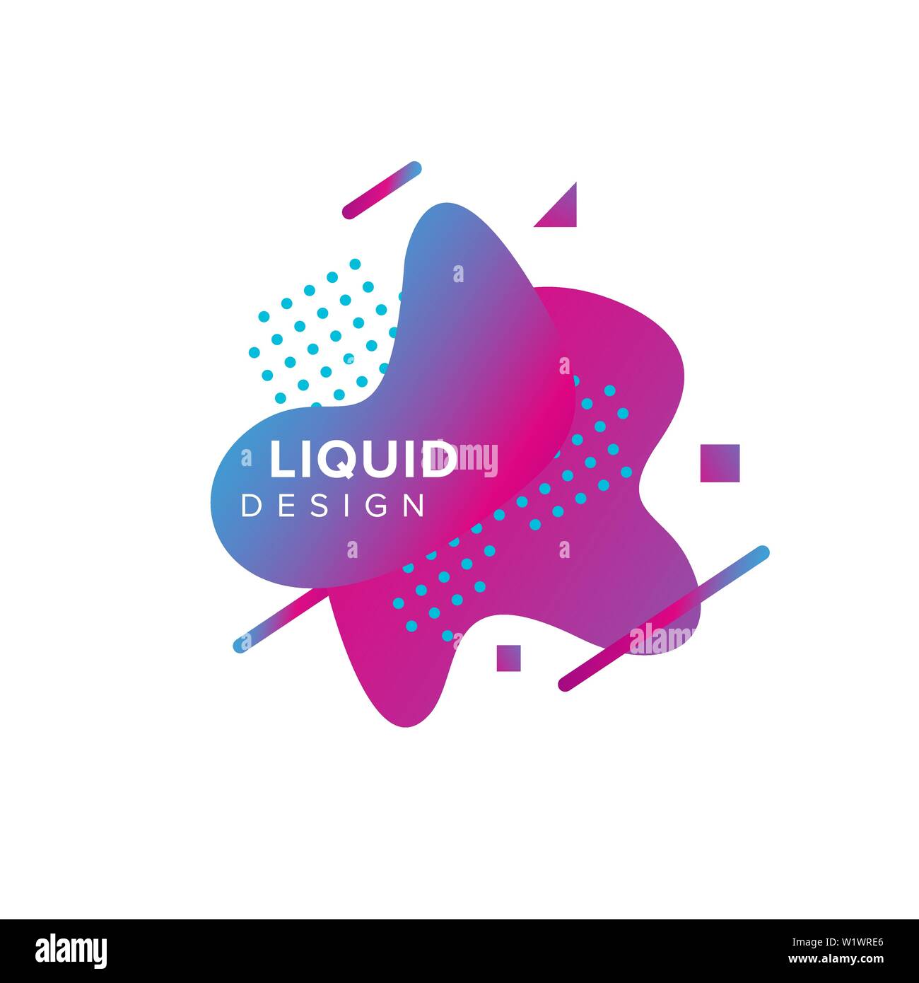 Abstrait, forme liquide Couleur Couleur de fond dégradé fluide se chevauchent. Creative Design Couleur néon vecteur Illustration de Vecteur