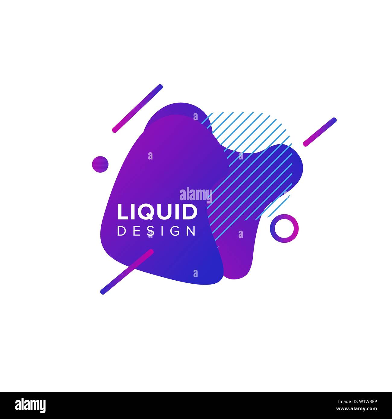 Abstrait, forme liquide Couleur Couleur de fond dégradé fluide se chevauchent. Creative Design Couleur néon vecteur Illustration de Vecteur