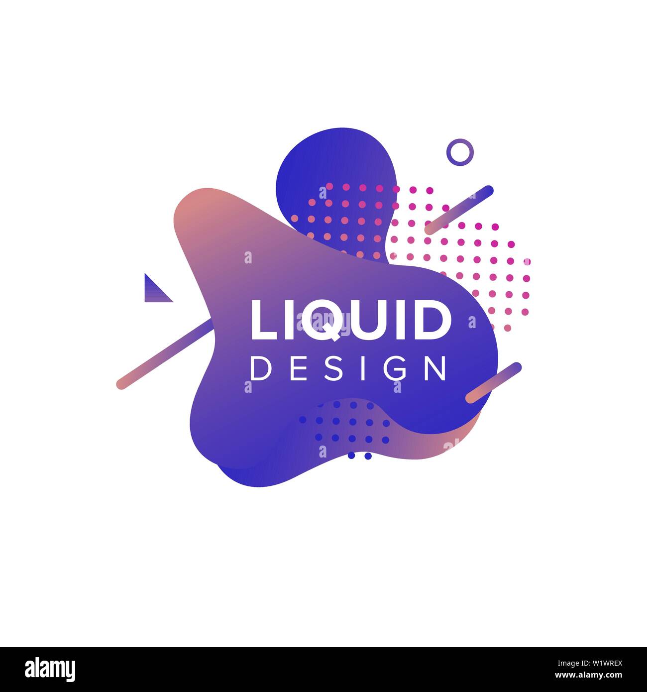 Abstrait, forme liquide Couleur Couleur de fond dégradé fluide se chevauchent. Creative Design Couleur néon vecteur Illustration de Vecteur