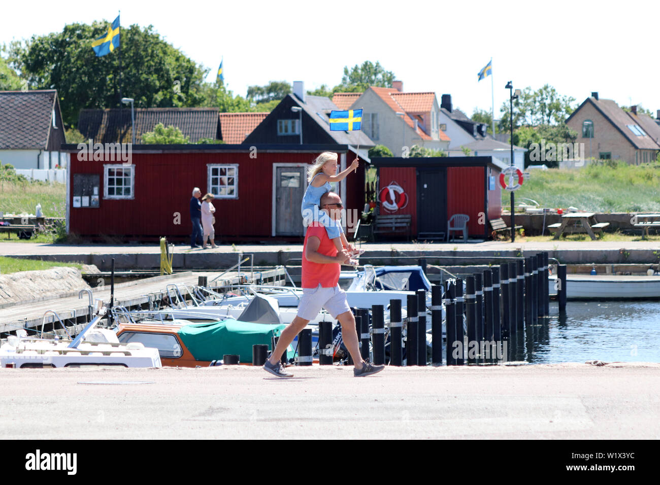 Songe d'une journée, la Suède Banque D'Images