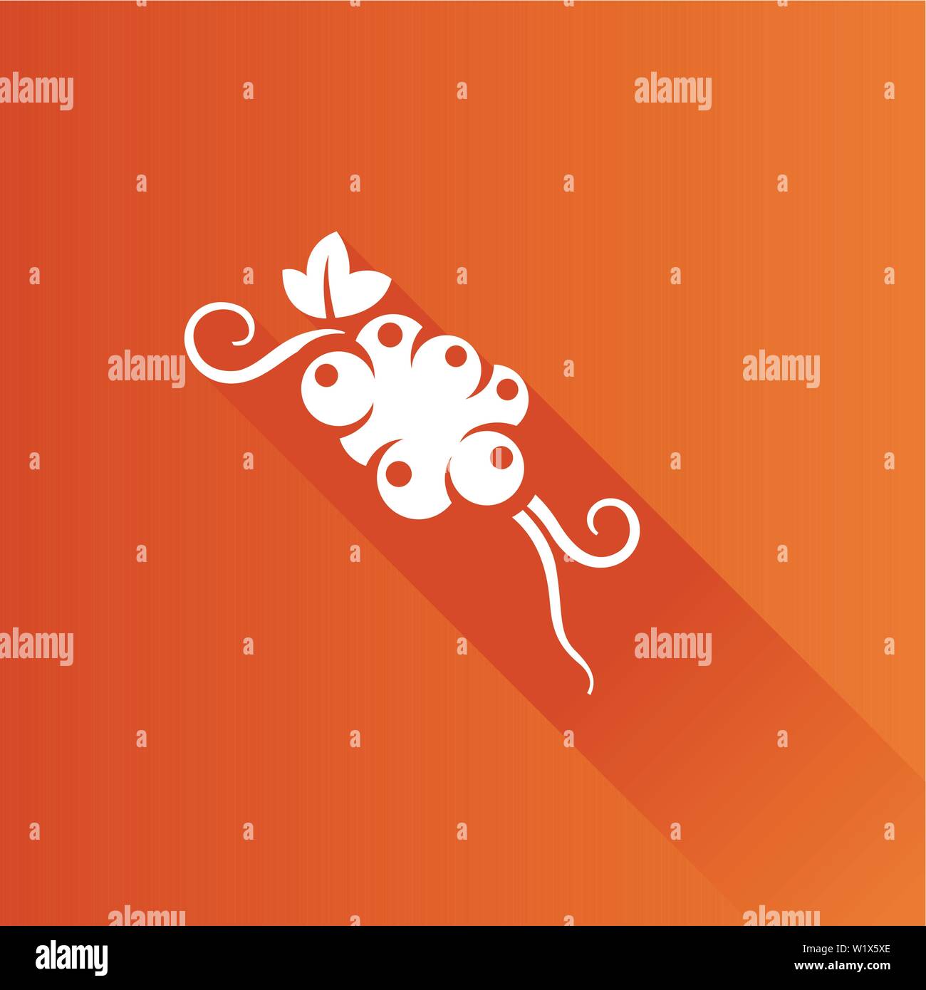 L'icône de pamplemousse en couleur de l'interface utilisateur Metro style. Fruit berry sweet Illustration de Vecteur