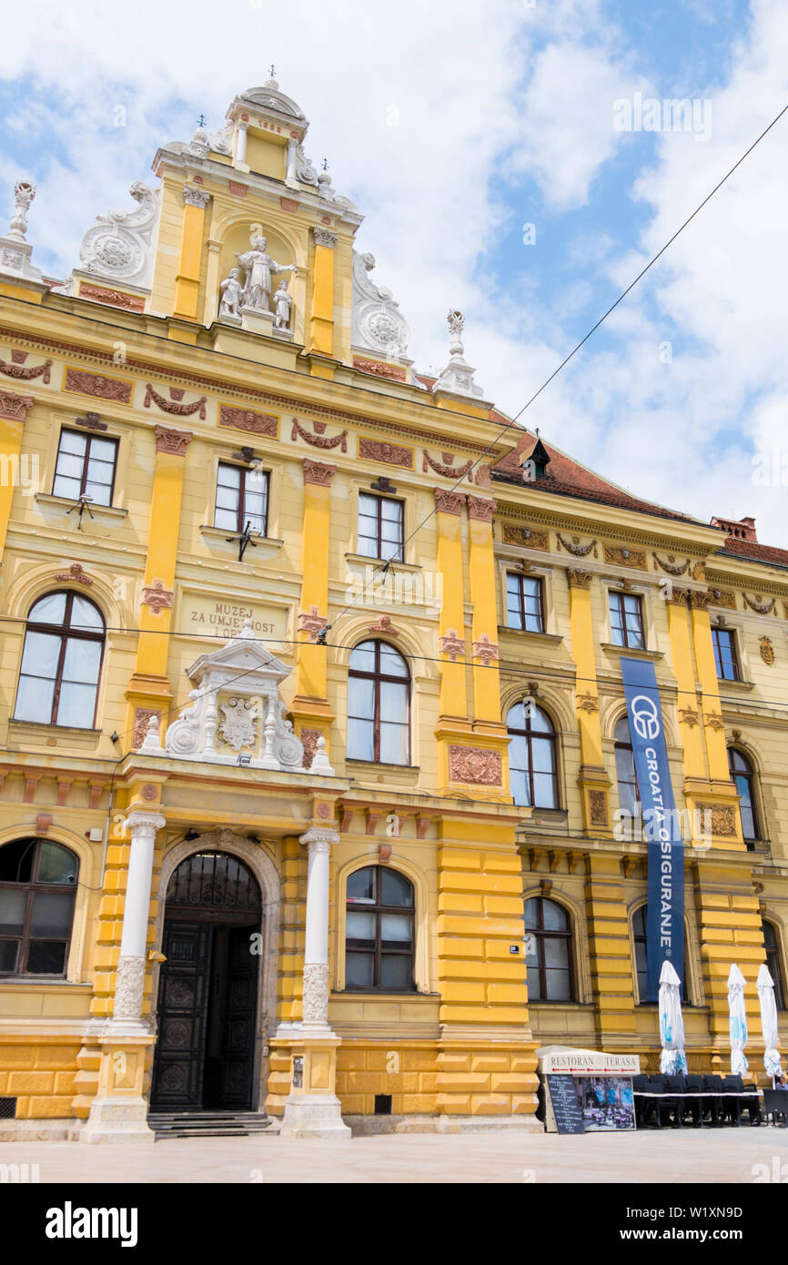 Muzej za ciel je d.o.o., Musée des Arts et Métiers, Trg Republike Hrvatske, Gornji Grad, Zagreb, Croatie Banque D'Images