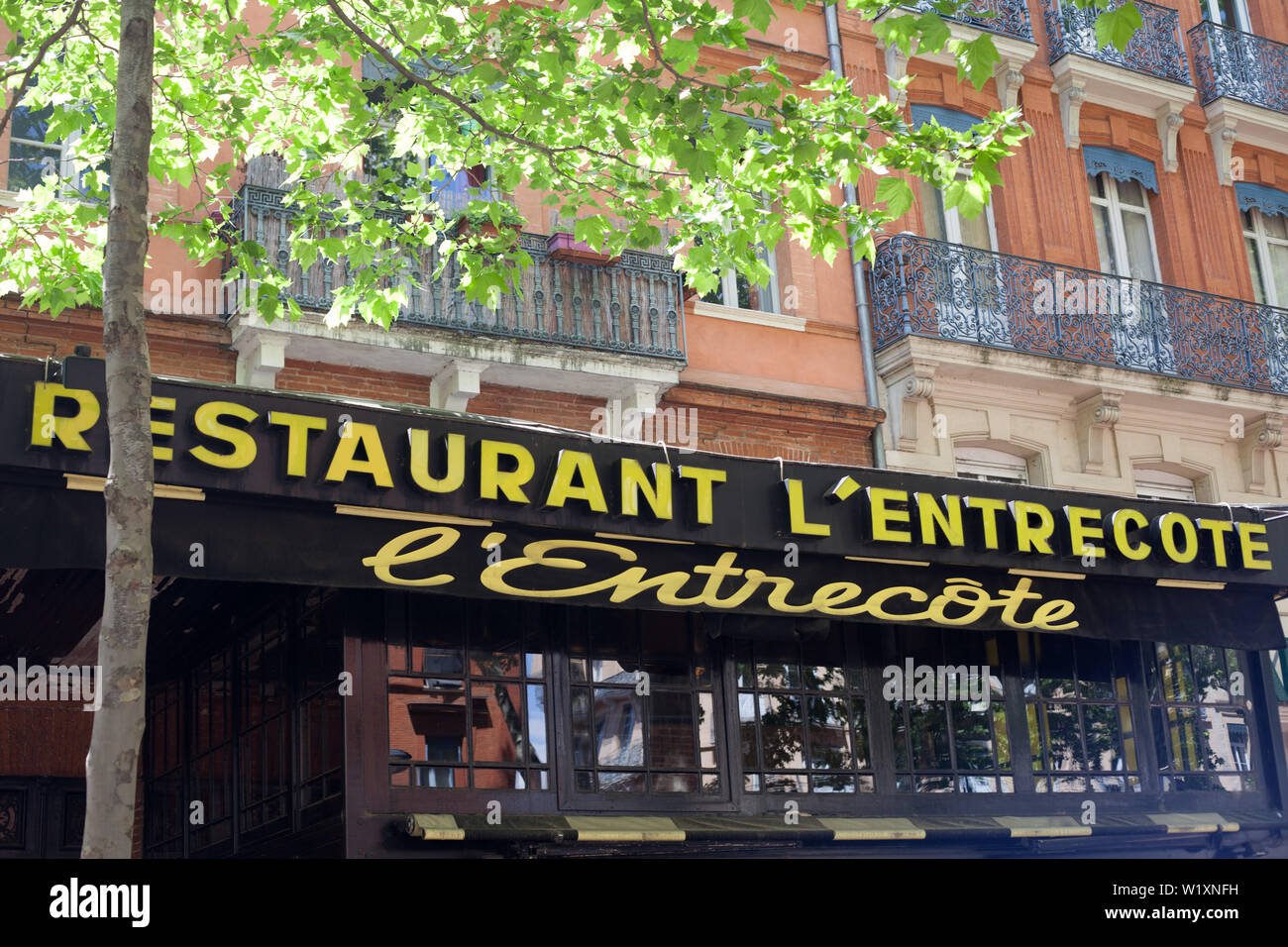 Restaurant de la chaîne de l''Entrecôte sur Boulevard de Strasbourg,  Toulouse, Occitanie, France Photo Stock - Alamy