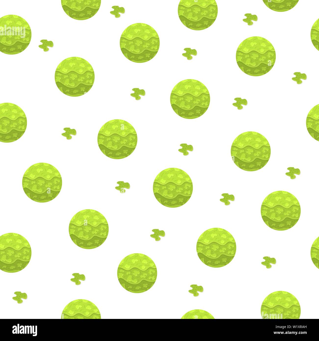 Modèle transparent avec des sphères magiques. Abstract Green Ball. Effet du papier. Vector illustration pour la conception, l'emballage le papier, tissu. Illustration de Vecteur
