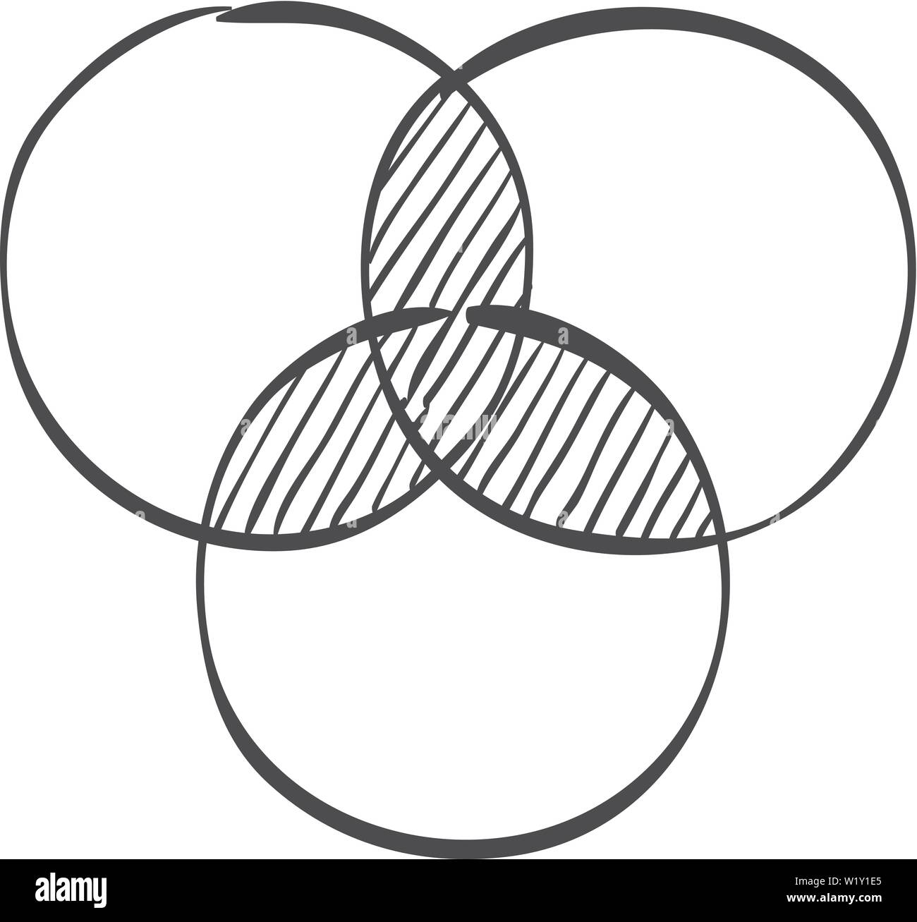 Les roues de couleurs dans l'icône doodle sketch lignes. Vector illustration. Illustration de Vecteur