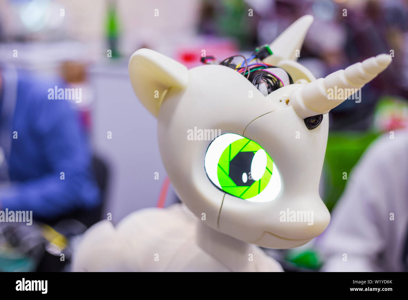 Licorne robot mignon Banque D'Images Licorne robot mignon Banque D'Images