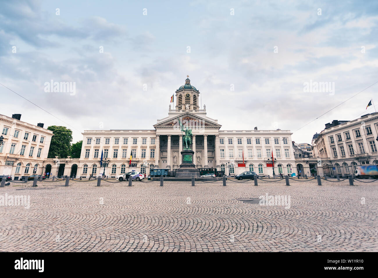 Place Royale à l'église Saint Jacques sur Coudenberg, Bruxelles, Belgique Banque D'Images