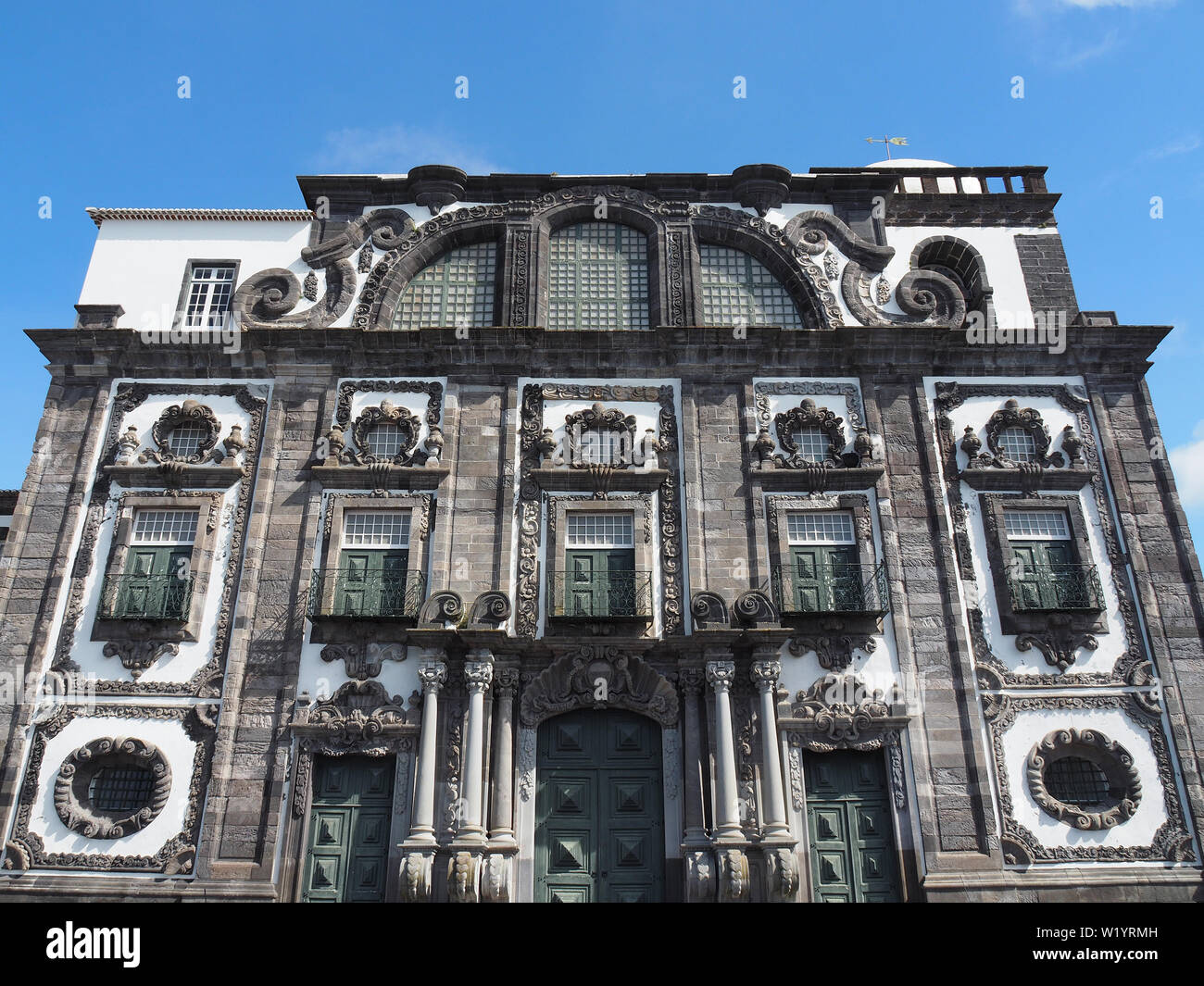 Igreja do Colegio dos Jesutas, église des Jésuites, Ponta Delgada, île de São Miguel, Açores, Açores Banque D'Images