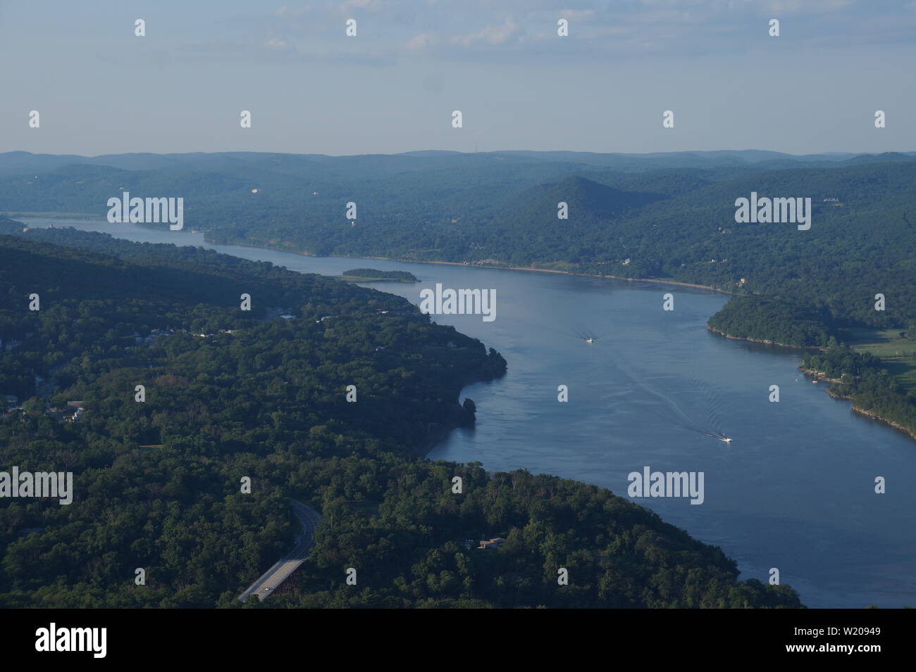 La vue de parc d'état de Bear Mountain Banque D'Images