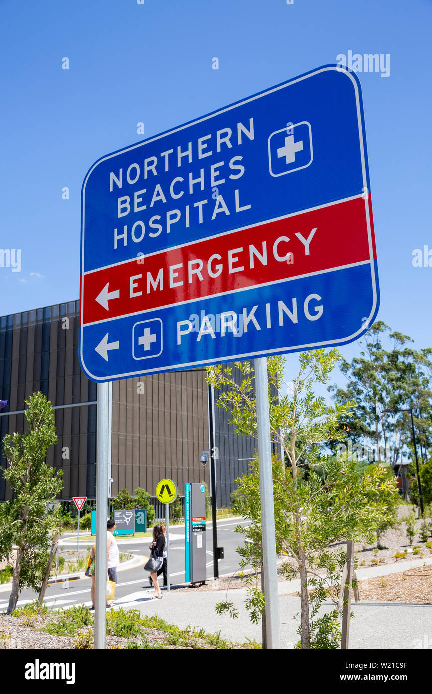 L'hôpital de Sydney, les plages du nord hôpital de Frenchs Forest,Sydney, Australie Banque D'Images