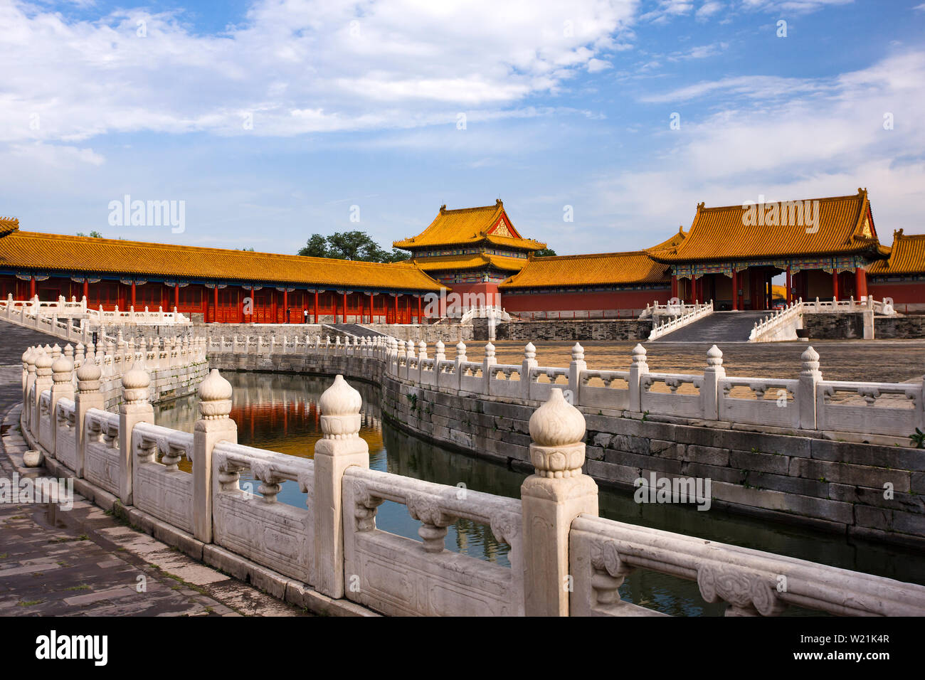Fleuve d'eaux d'or, la cité interdite, Beijing Chine Banque D'Images