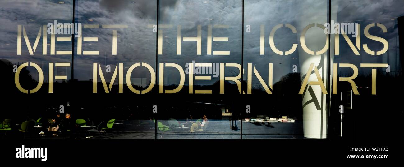 L'écriture, rencontrez les icônes de l'Art Moderne, Musée Stedelijk Amsterdam, Musée d'Art Moderne et de Design International, Amsterdam, Hollande du Nord Banque D'Images