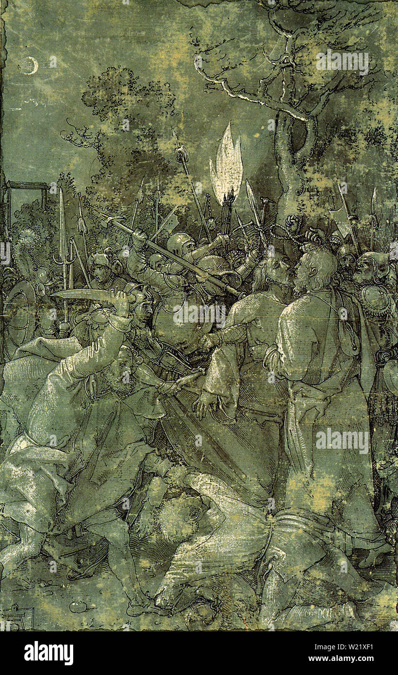 Albrecht Dürer - Le Christ arrestation97 Db Banque D'Images