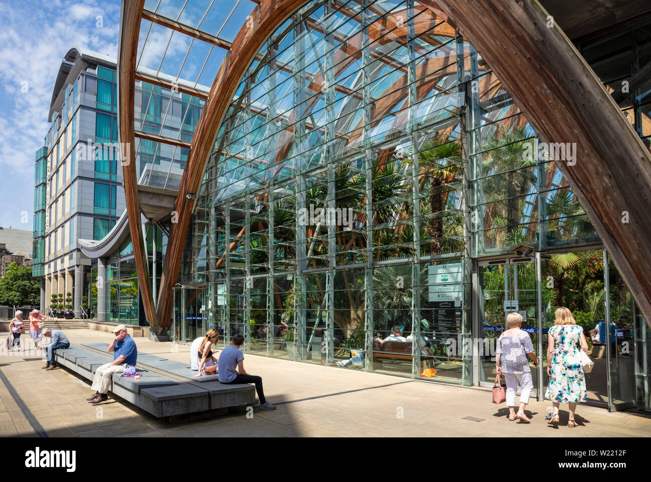 Winter Gardens Sheffield Sheffield City Centre South Yorkshire Angleterre uk go Europe Banque D'Images