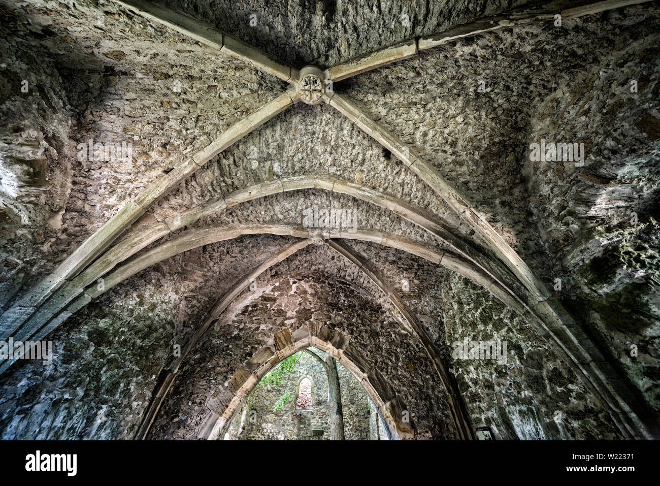 Ancienne église paroissiale protestante de Abterode, Werra-Meissner district, Hesse, Germany, Europe Banque D'Images