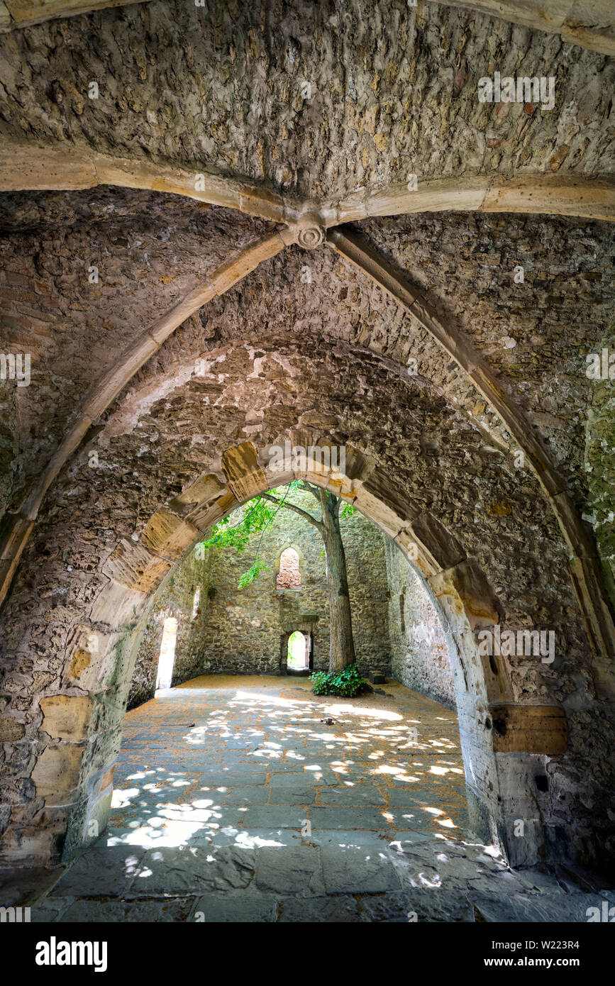 Ancienne église paroissiale protestante de Abterode, Werra-Meissner district, Hesse, Germany, Europe Banque D'Images