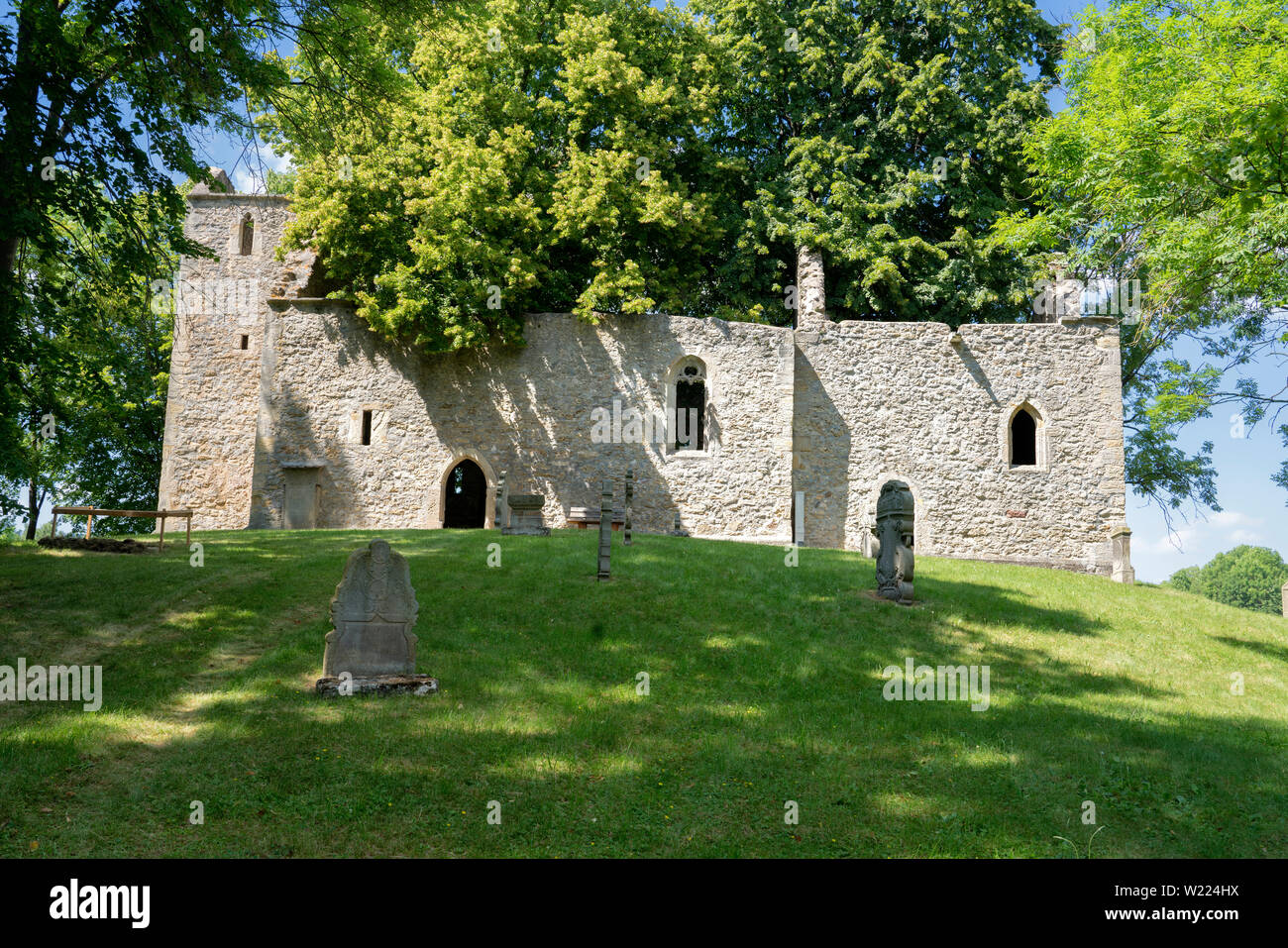 Ancienne église paroissiale protestante de Abterode, Werra-Meissner district, Hesse, Germany, Europe Banque D'Images