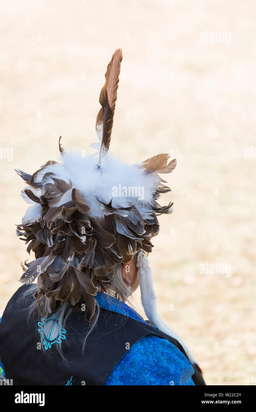 Robe de la tête d'un des Six Nations (Premières Nations) chef Banque D'Images