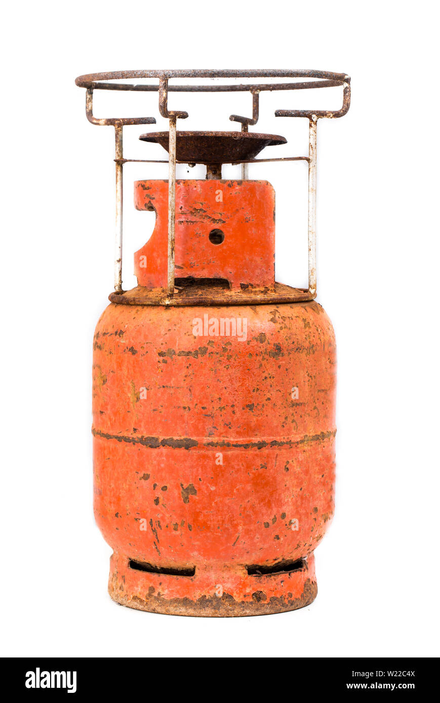 Ancienne bouteille de gaz Banque d